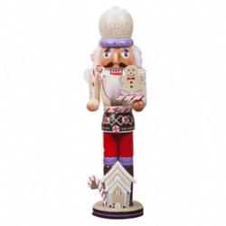 35CM Wooden Nutcracker Solider Christmas