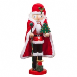 35CM Wooden Nutcracker Solider Christmas