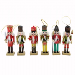 Creative Christmas gifts home decoration nutcracker toys wooden nutcracker dolls