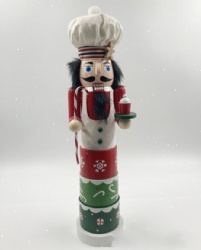 36CM Nutcracker Wooden Crafts Christmas gift