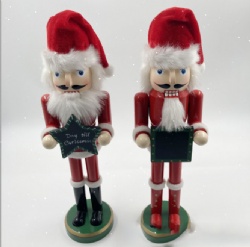Soldiers nutcracker wooden crafts Christmas presents for home furnishings