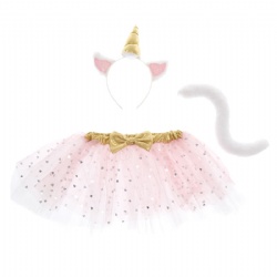 2020 unicorn headband ballet dress tutu skirt for little girl glitter dance tutu