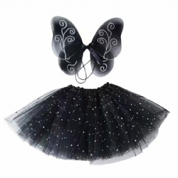 Wholesale fairy wings with tutu dress for girls